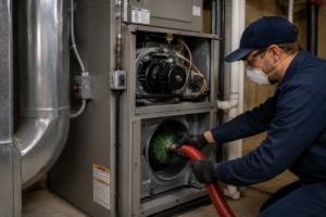 Furnace airflow pathways